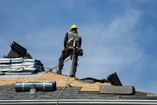 Professional Roofing technician working in Westport Point, MA